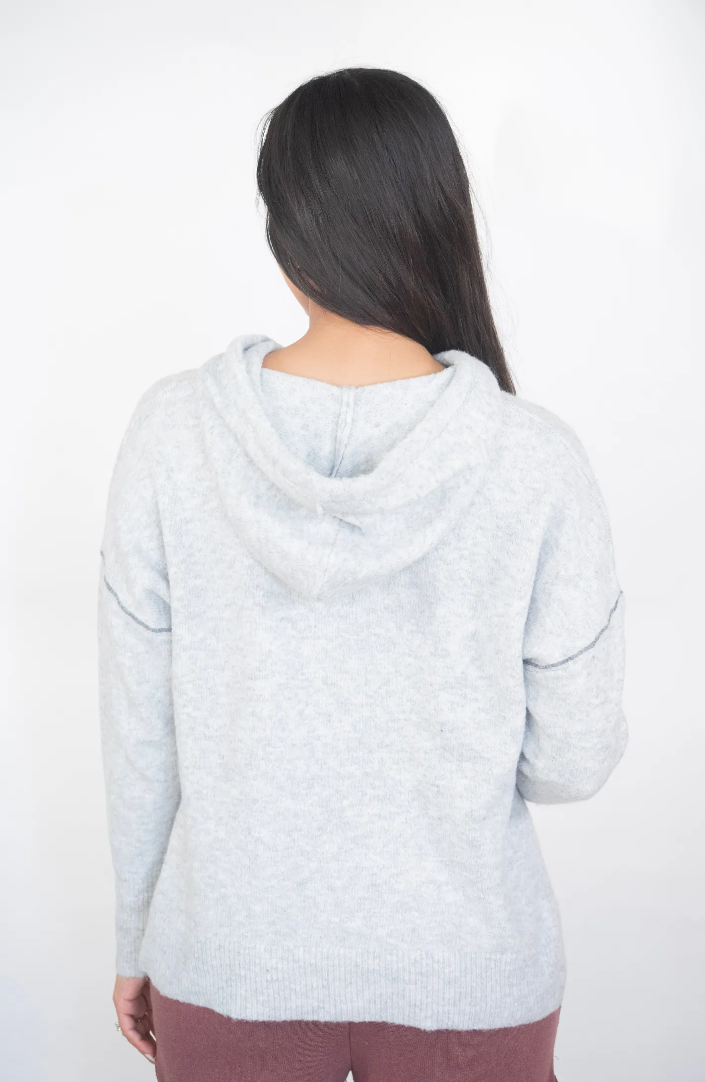 Just Another Day Grey Sweater Hoodie