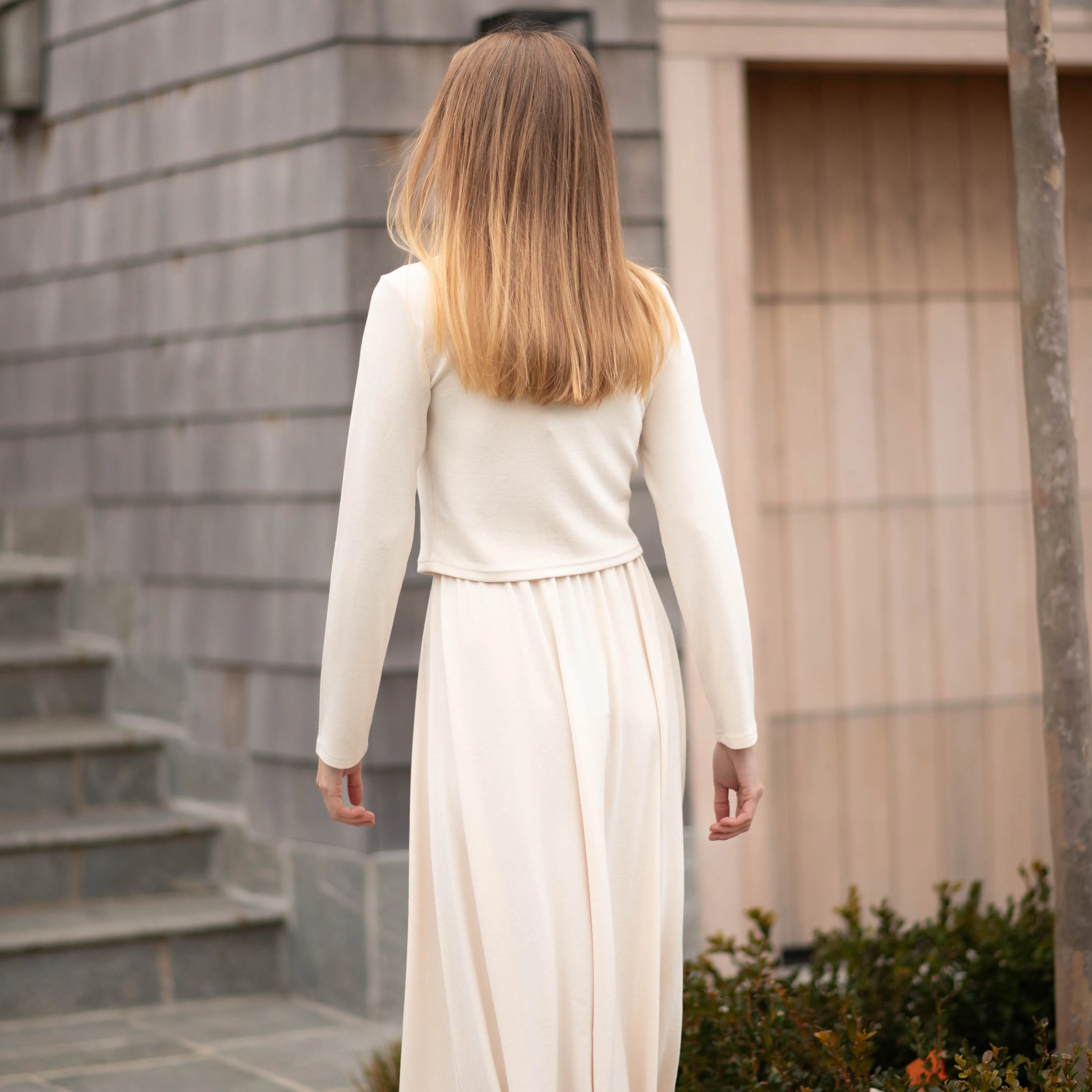 Kate Midi Skirt | Cream [Final Sale]