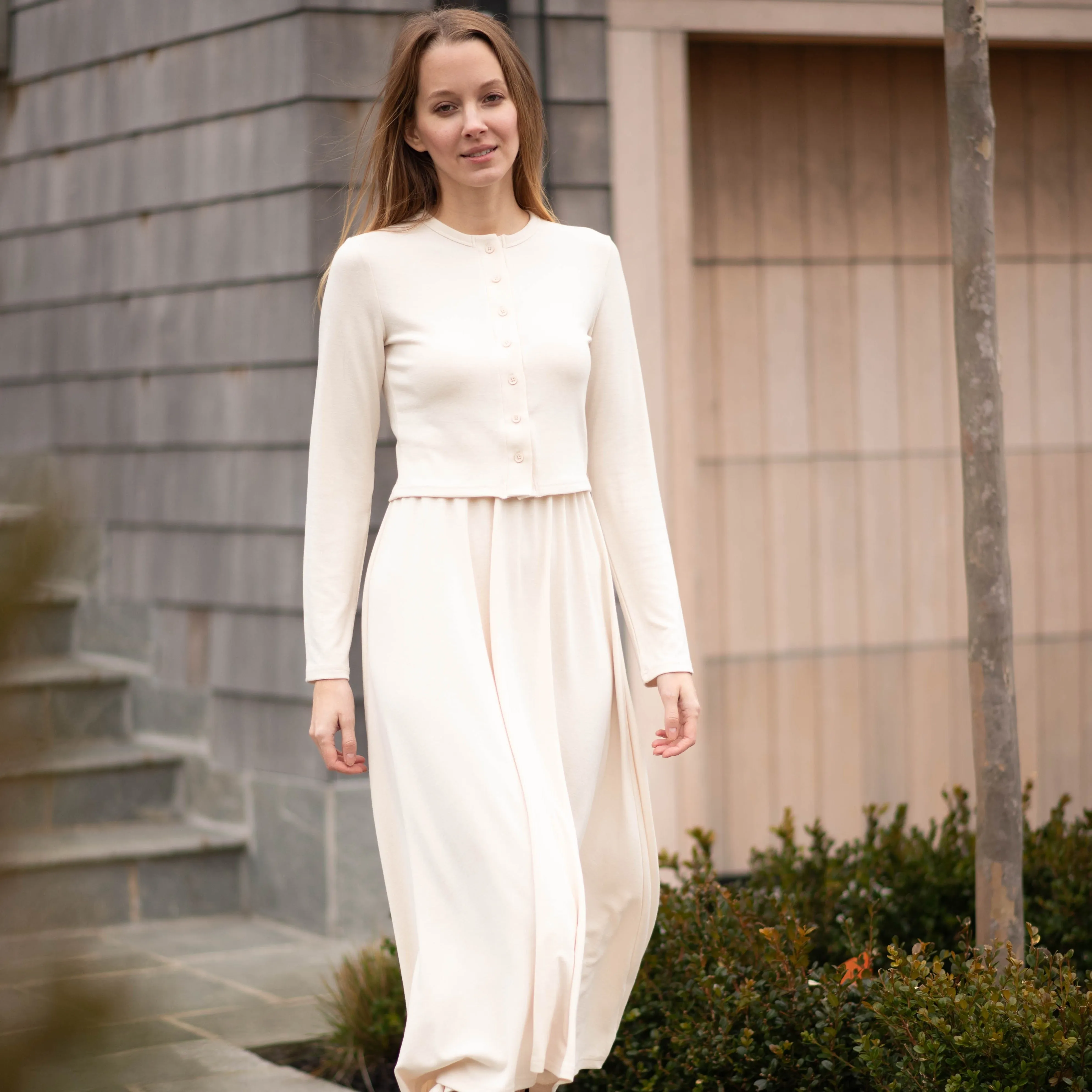 Kate Midi Skirt | Cream [Final Sale]