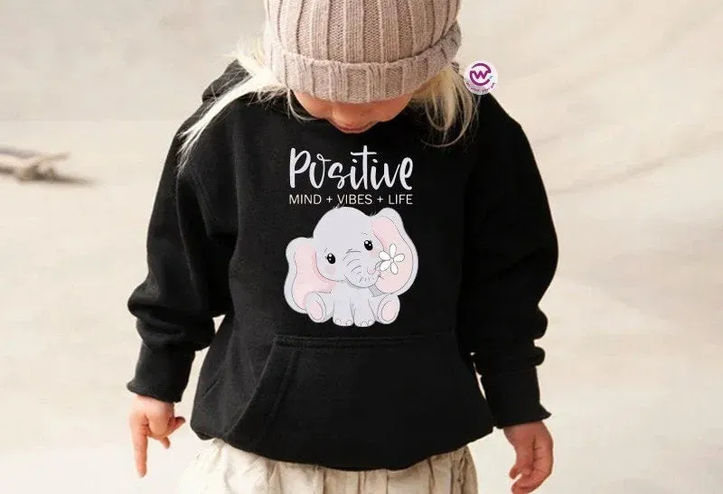 Kids Hoodie-Elephant