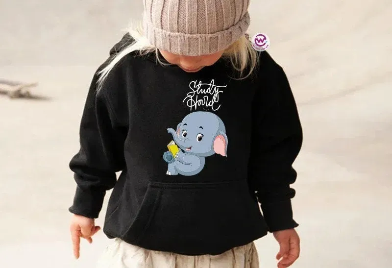 Kids Hoodie-Elephant