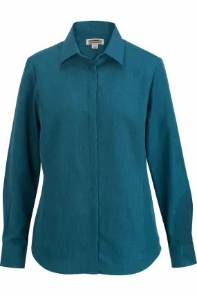 Ladies' Caribbean Blue Café Batiste Blouse