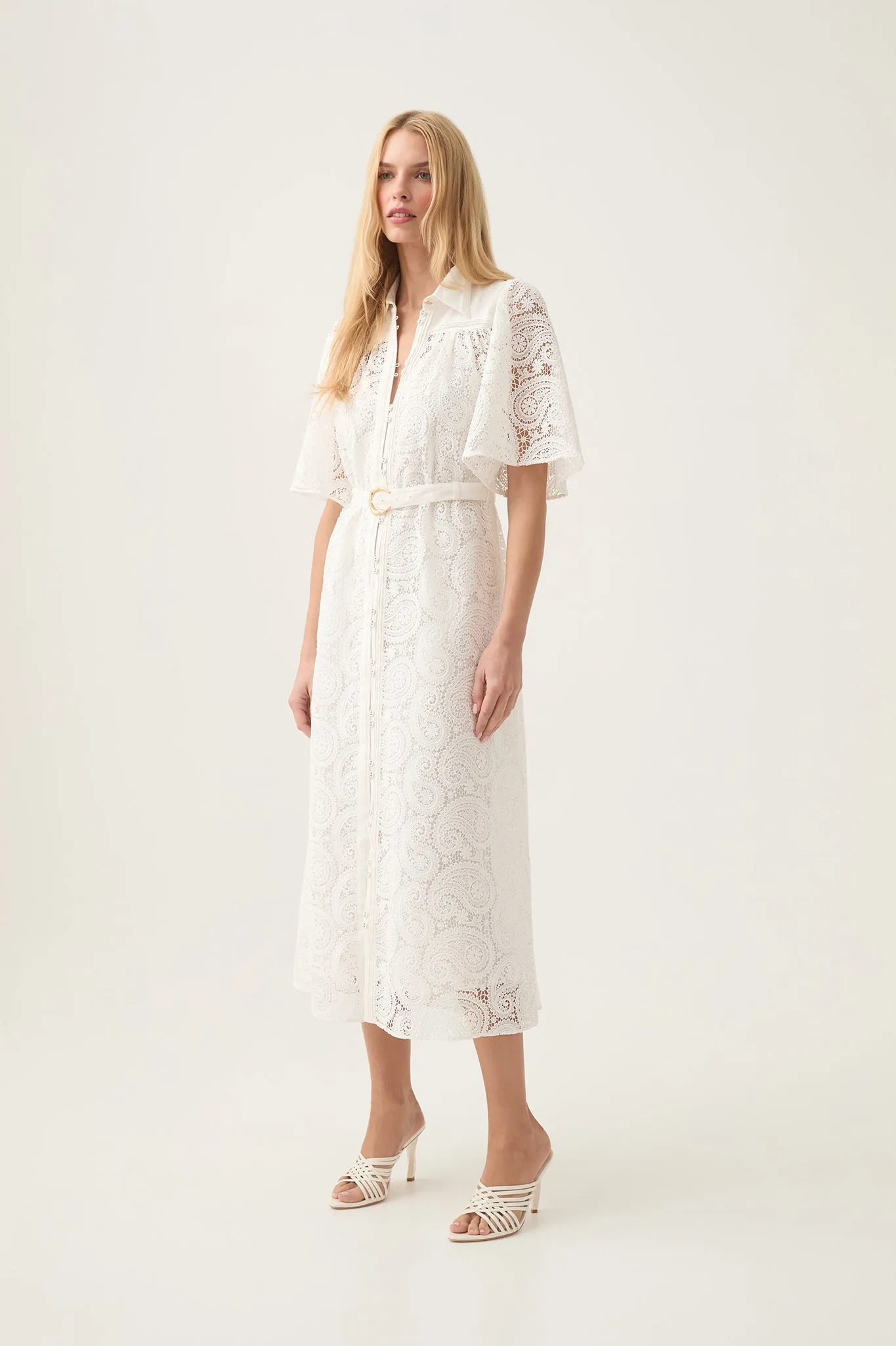 Laicey Paisley Midi Dress