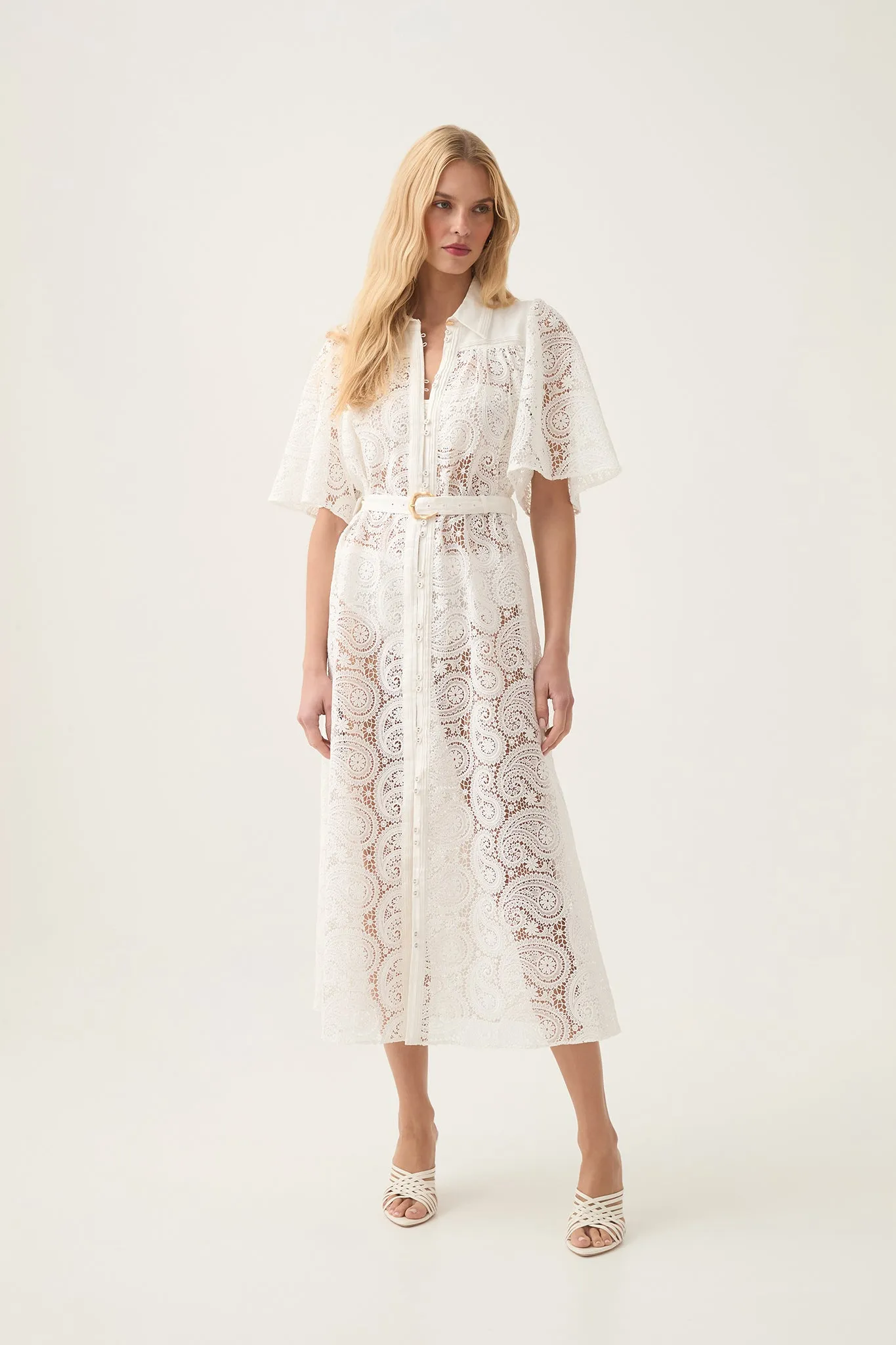 Laicey Paisley Midi Dress