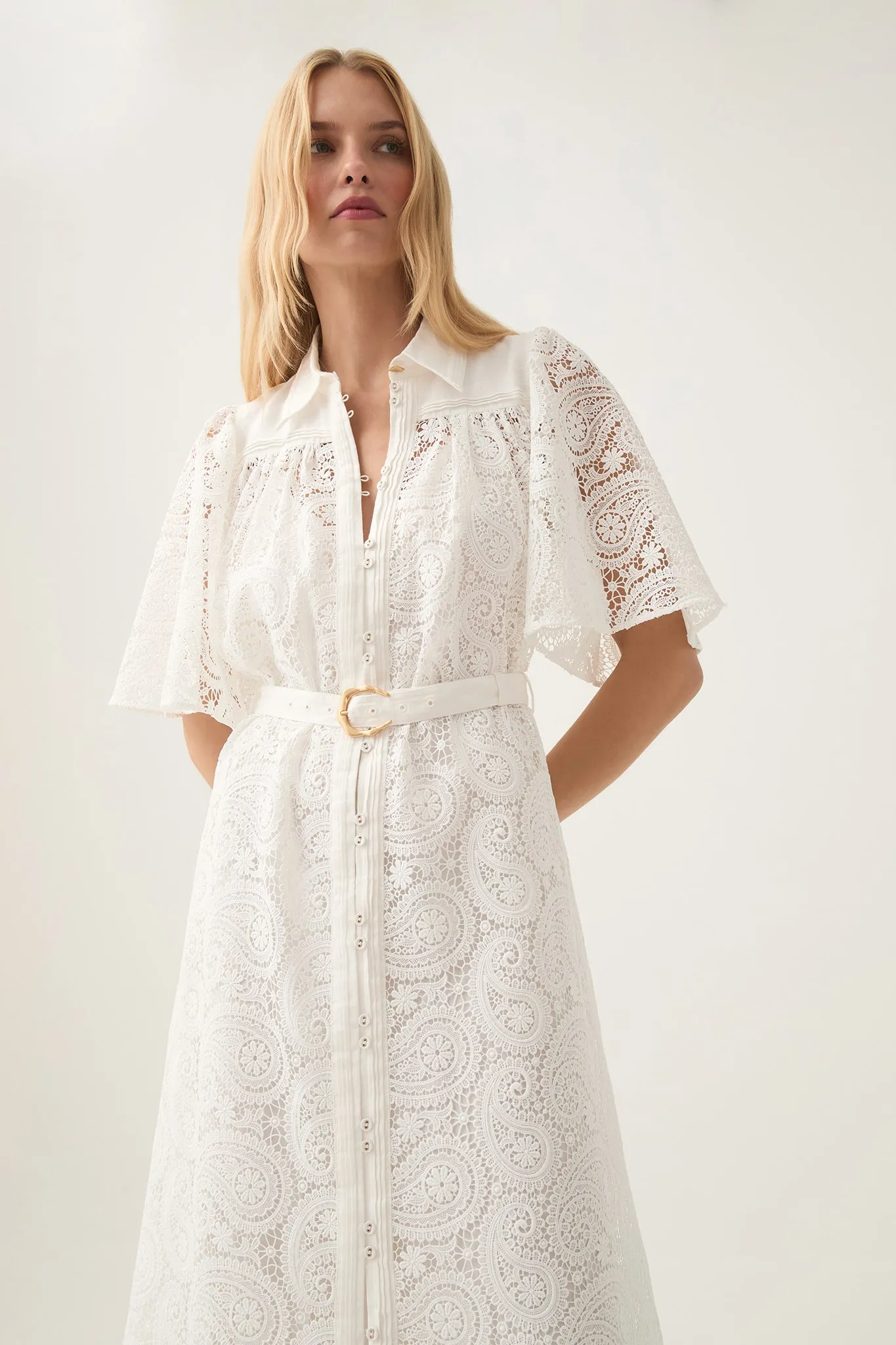 Laicey Paisley Midi Dress