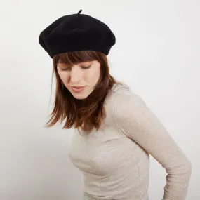 Laulhére Heritage L'Authentique Wool Beret - Noir