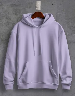 Lavender Plain Unisex Hoodie For Men/Women