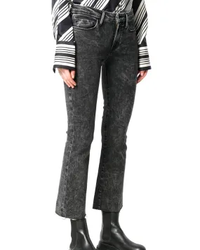 Le Crop Mini Boot Cut Jean in Rockstar