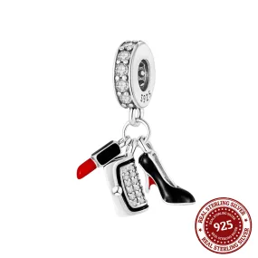 Lipstick Purse and Shoe Charm