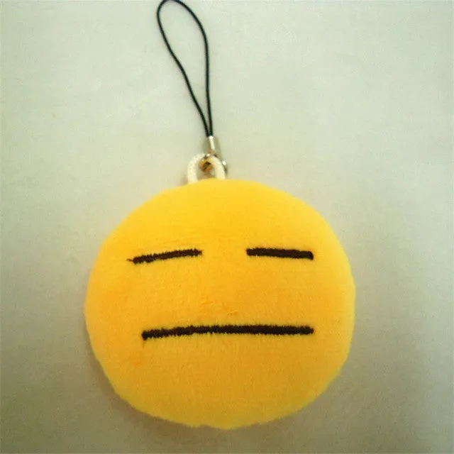 LNRRABC Fashion Cute Emoji Emoticon Smiley Face Keychain Pendant Key Chain Holder Keyring Soft Toy for Women Men