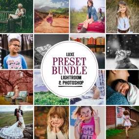 Luxe Preset Bundle (32 collections) for Lightroom & Photoshop – Desktop & Mobile