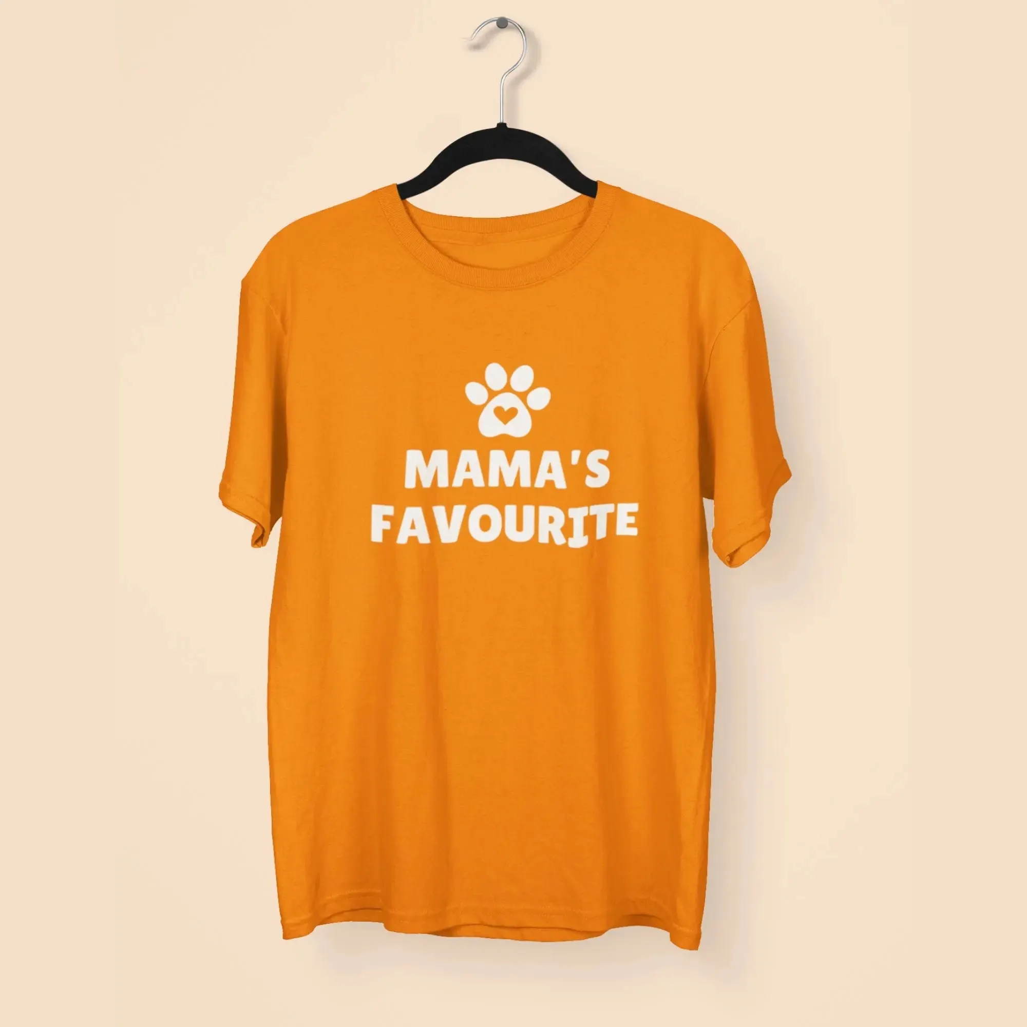 Mama's favourite Round Neck Half Sleeve Classic T-Shirt