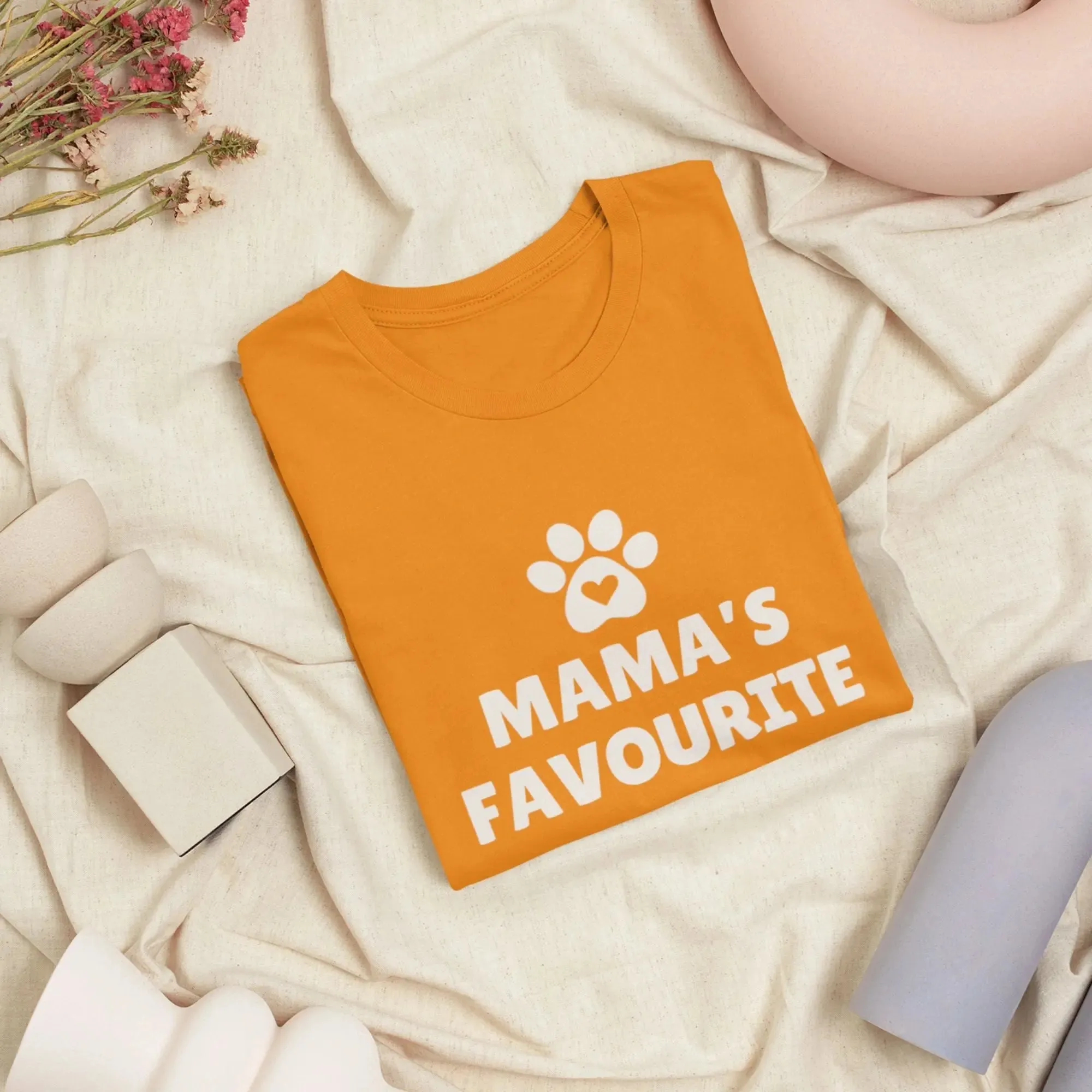 Mama's favourite Round Neck Half Sleeve Classic T-Shirt