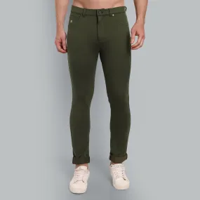 Men Military Olive Casual Pant