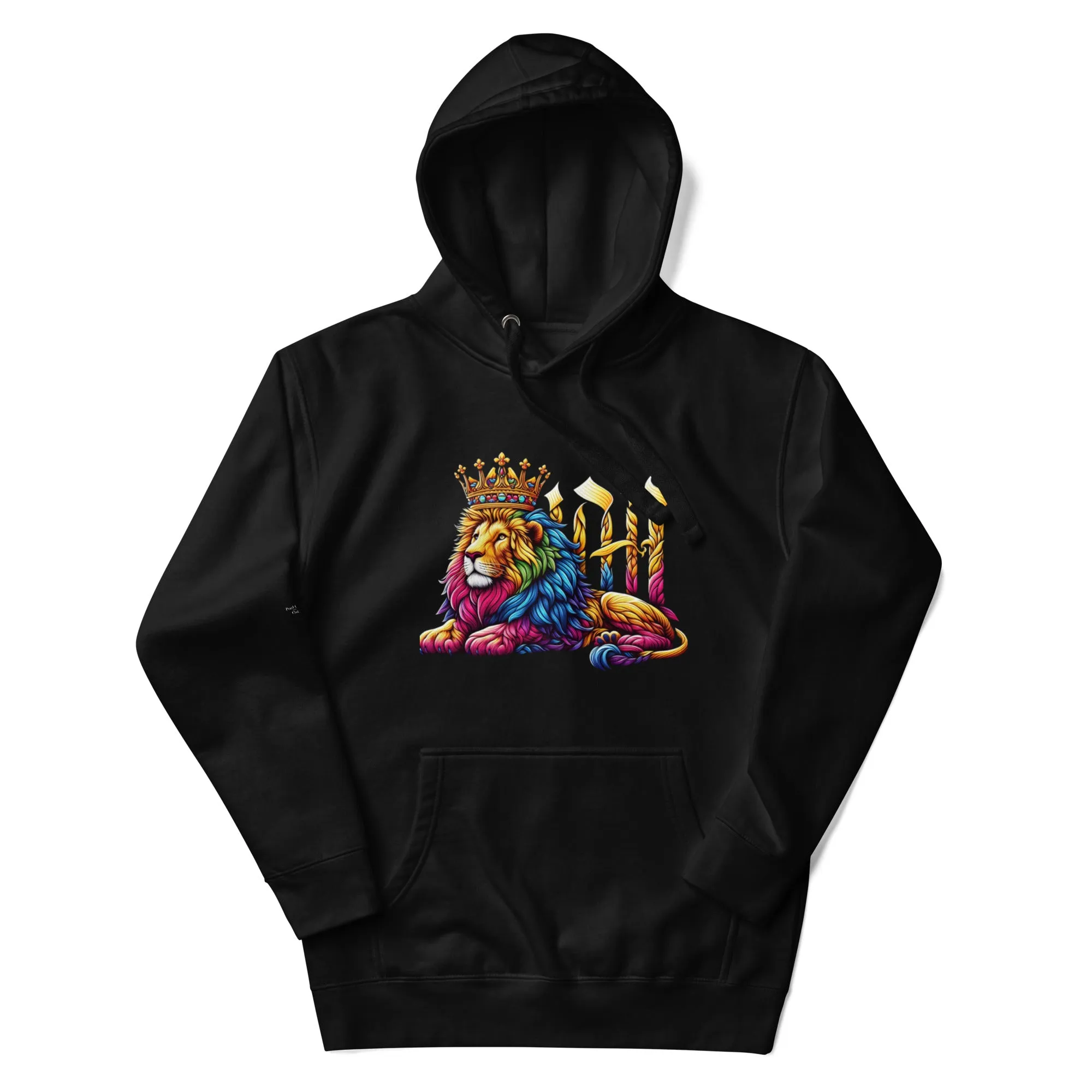 Men's Yahweh Colourful Lion Hoodie