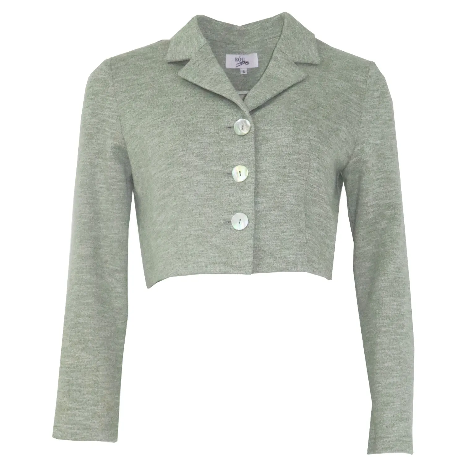 Mia Blazer - Heathered Mint