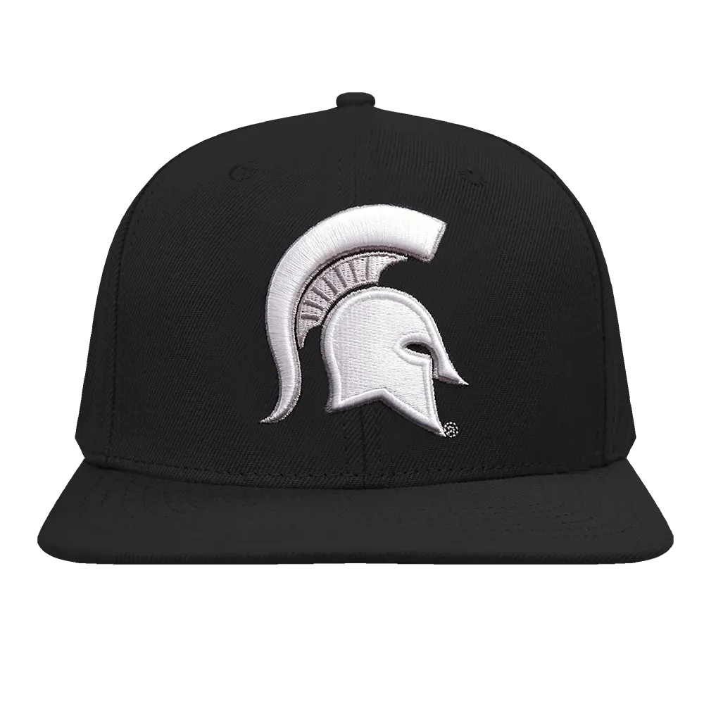 MICHIGAN STATE UNIVERSITY CLASSIC UNISEX PRIMARY LOGO WOOL SNAPBACK (BLACK)