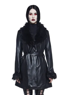 Muse Of Midnight Vegan Leather Coat