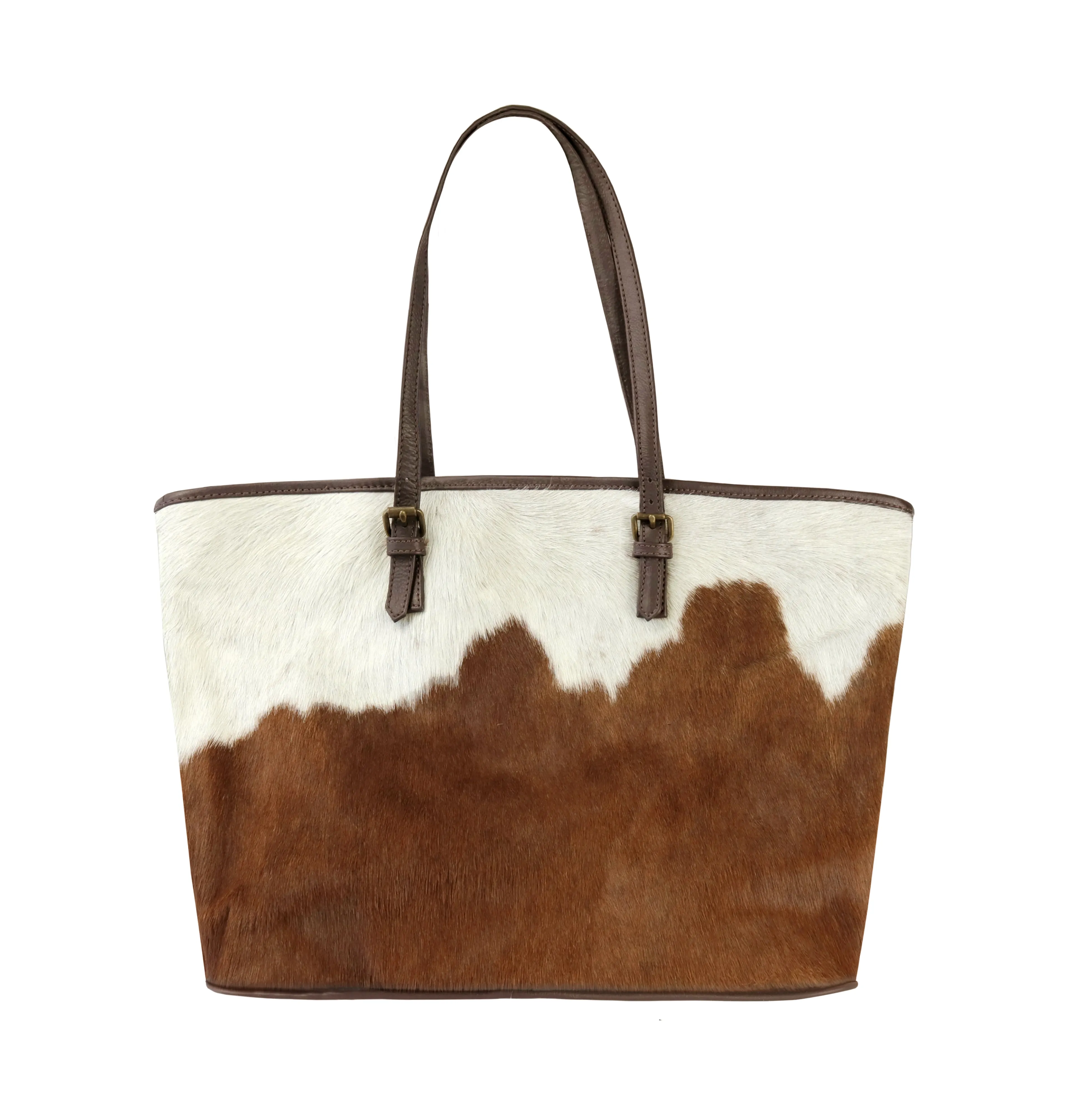 Natural Fashion Classic Cowhide Tote-1-Piece