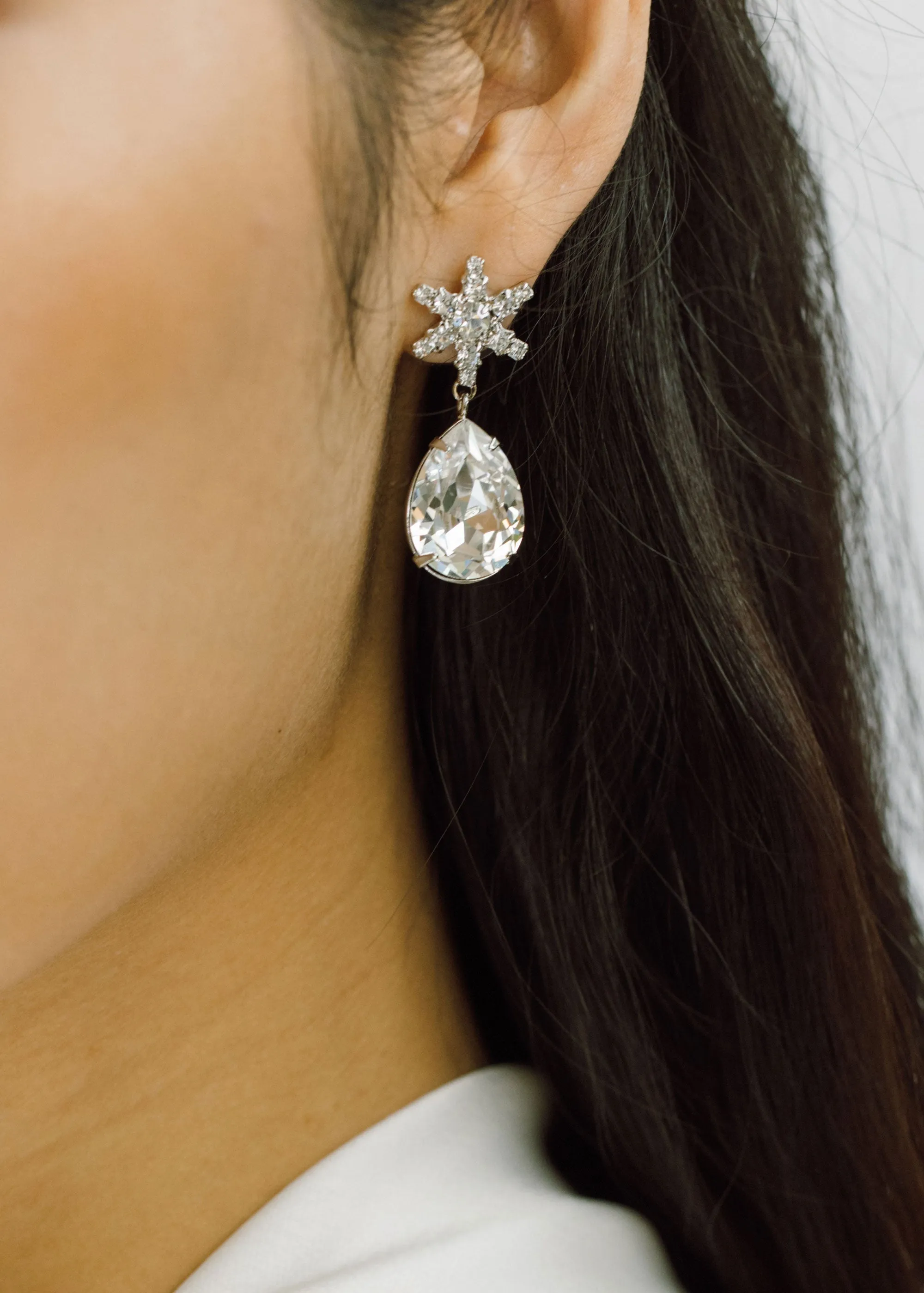 Navi Earrings -- Crystal