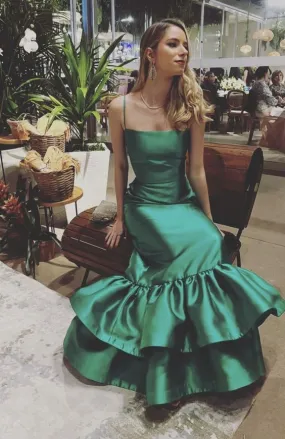 New arrive green prom dress Evening Gown Long Prom Dresses      fg3208