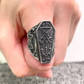 Occult Coffin Ring