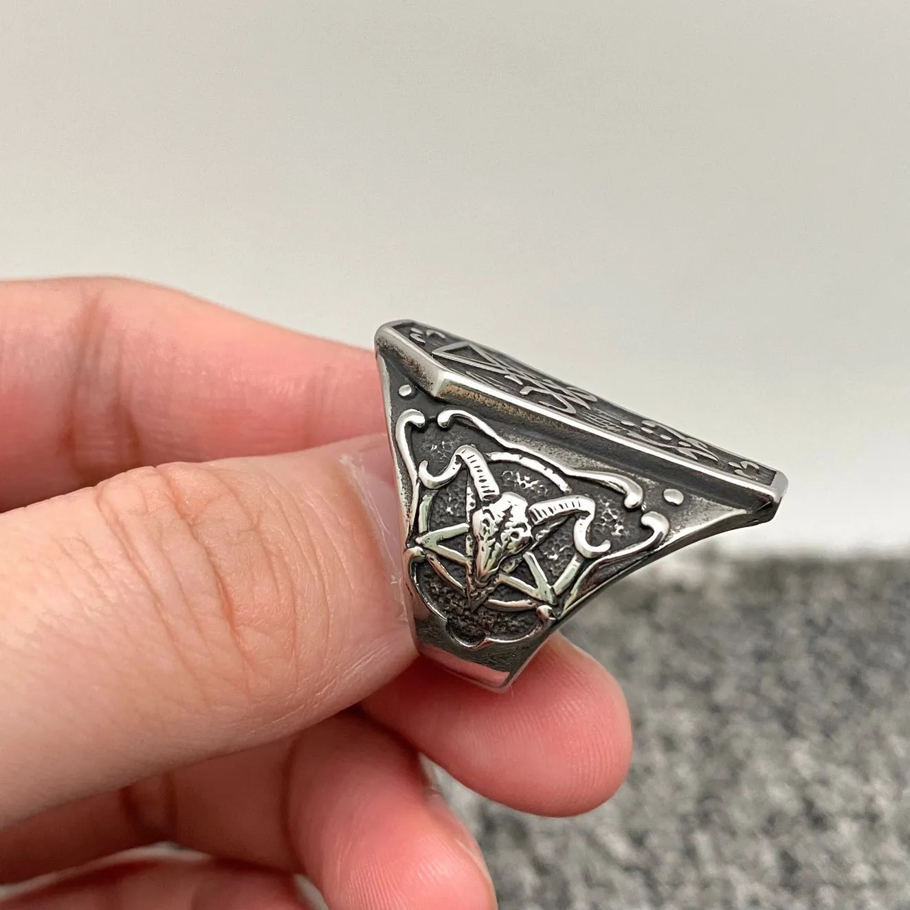 Occult Coffin Ring