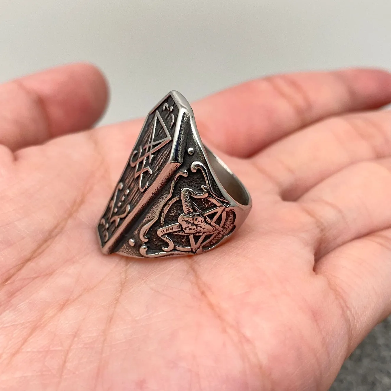 Occult Coffin Ring