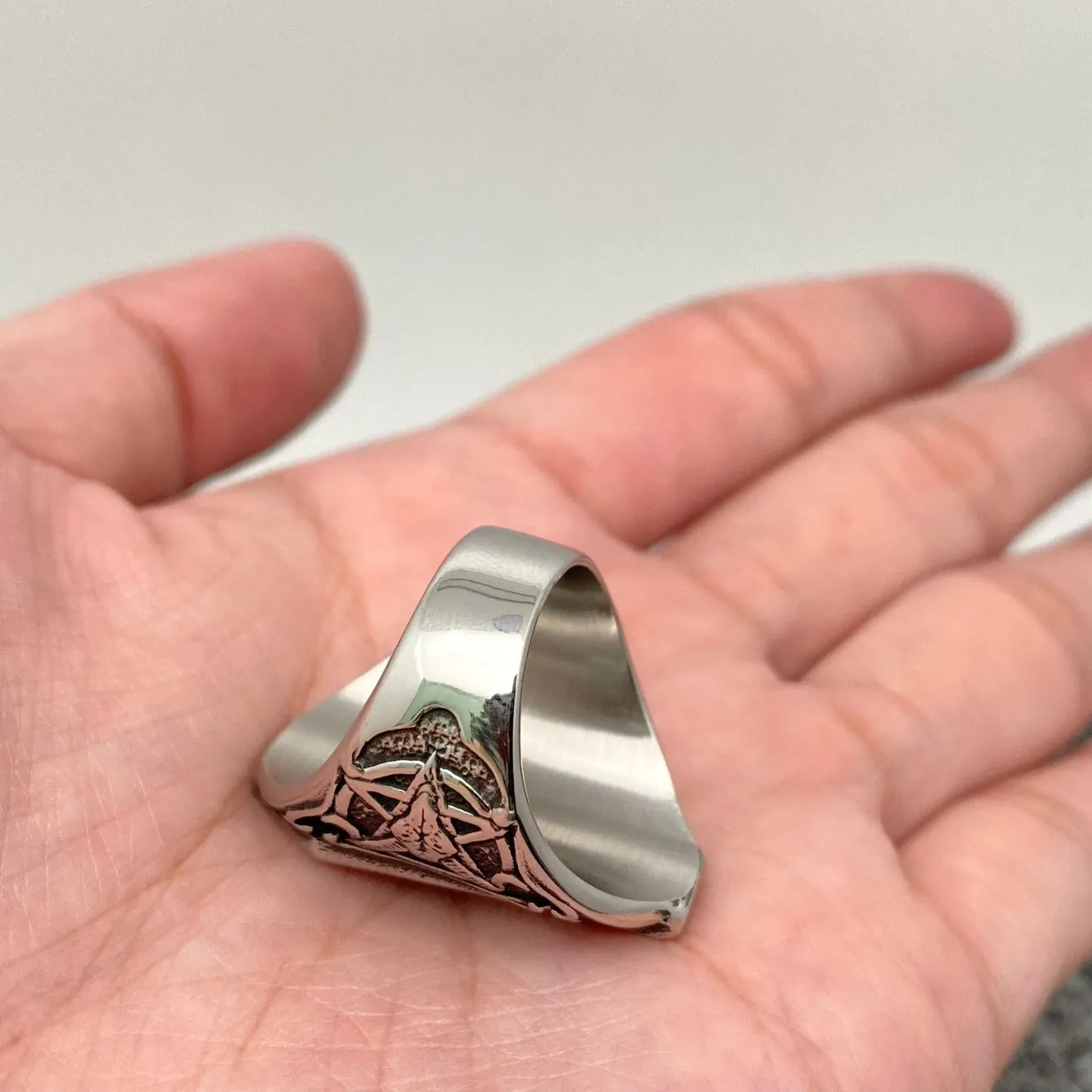 Occult Coffin Ring