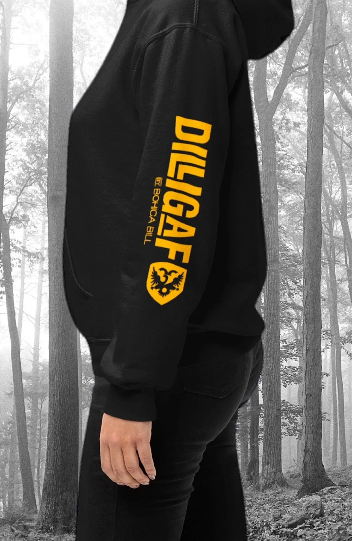 Our Dilligaf Classic Neon Pullover Hoody