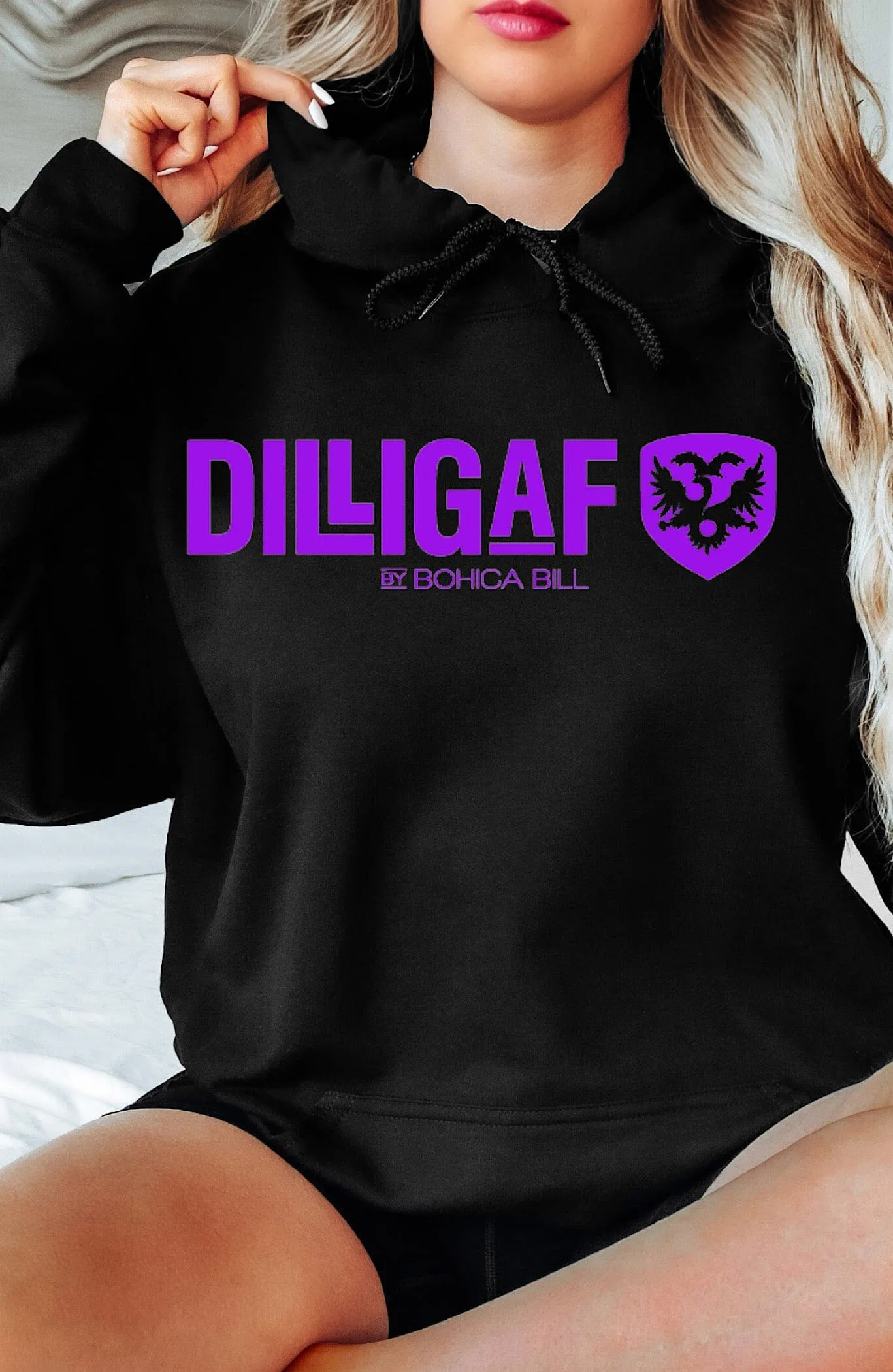 Our Dilligaf Classic Neon Pullover Hoody