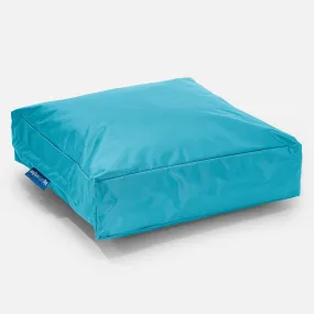 Outdoor Large Floor Cushion - SmartCanvas™ Aqua Blue