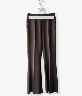 PHEENY/AMUNZEN FLARED PANTS(BROWN)