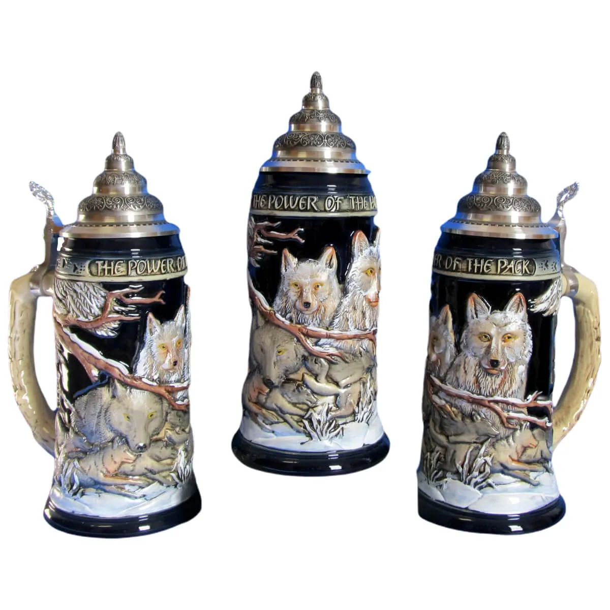 Power of the Wolf Pack Stein 0.75