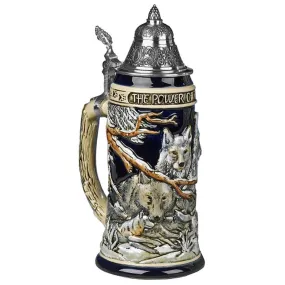 Power of the Wolf Pack Stein 0.75