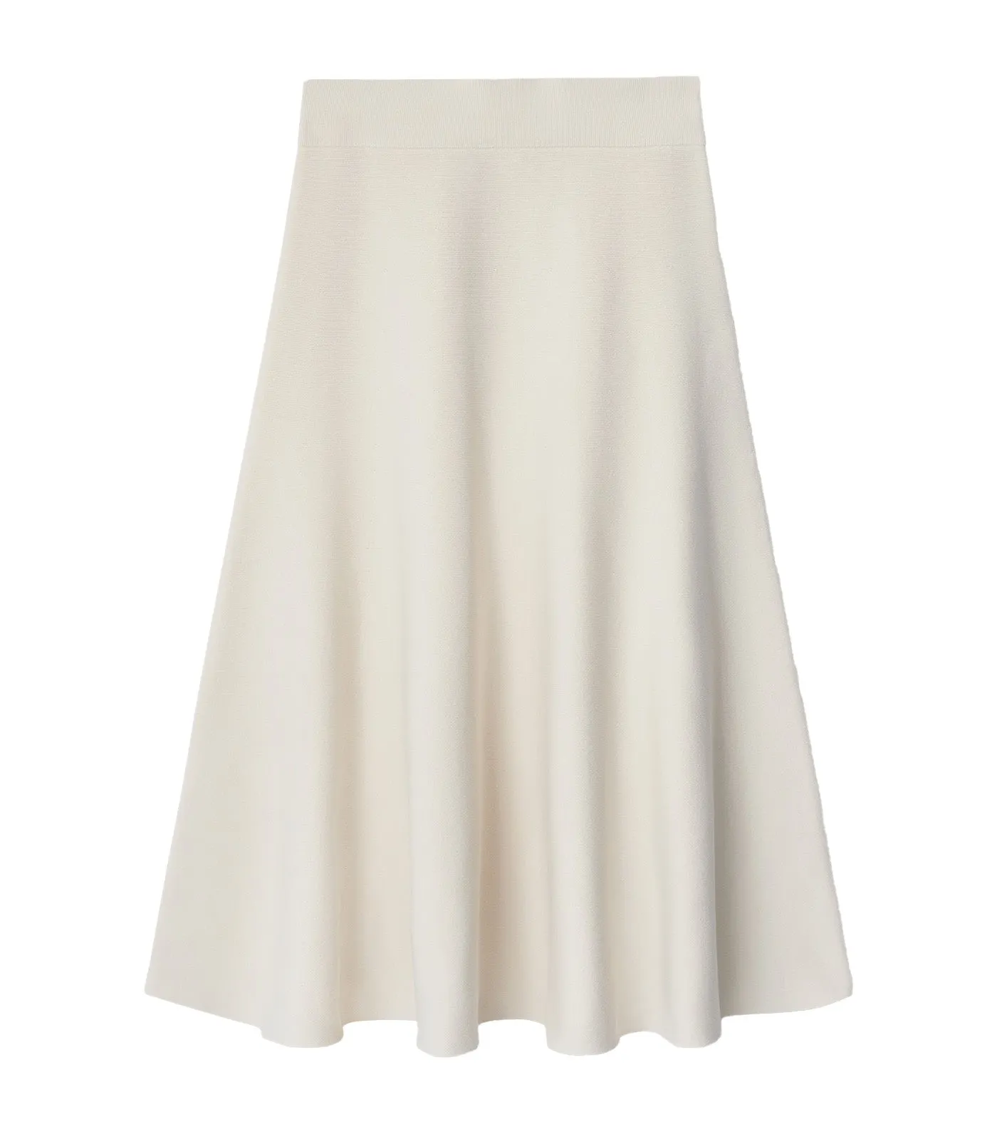 Recycled Nylon Midi A-Line Skirt