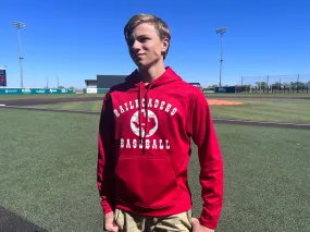 Red Railroaders Baseball Hoodie