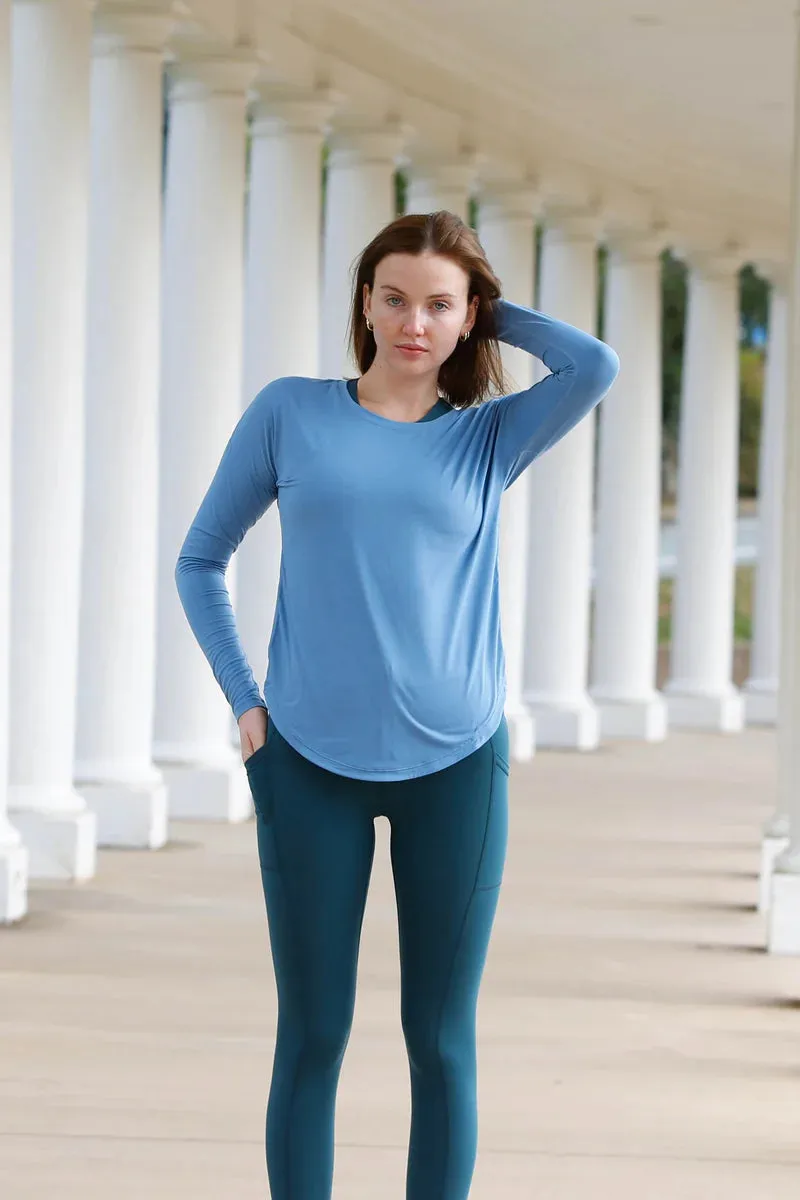 Relay Active St. Clair Long Sleeve - Bluebell - WOMEN