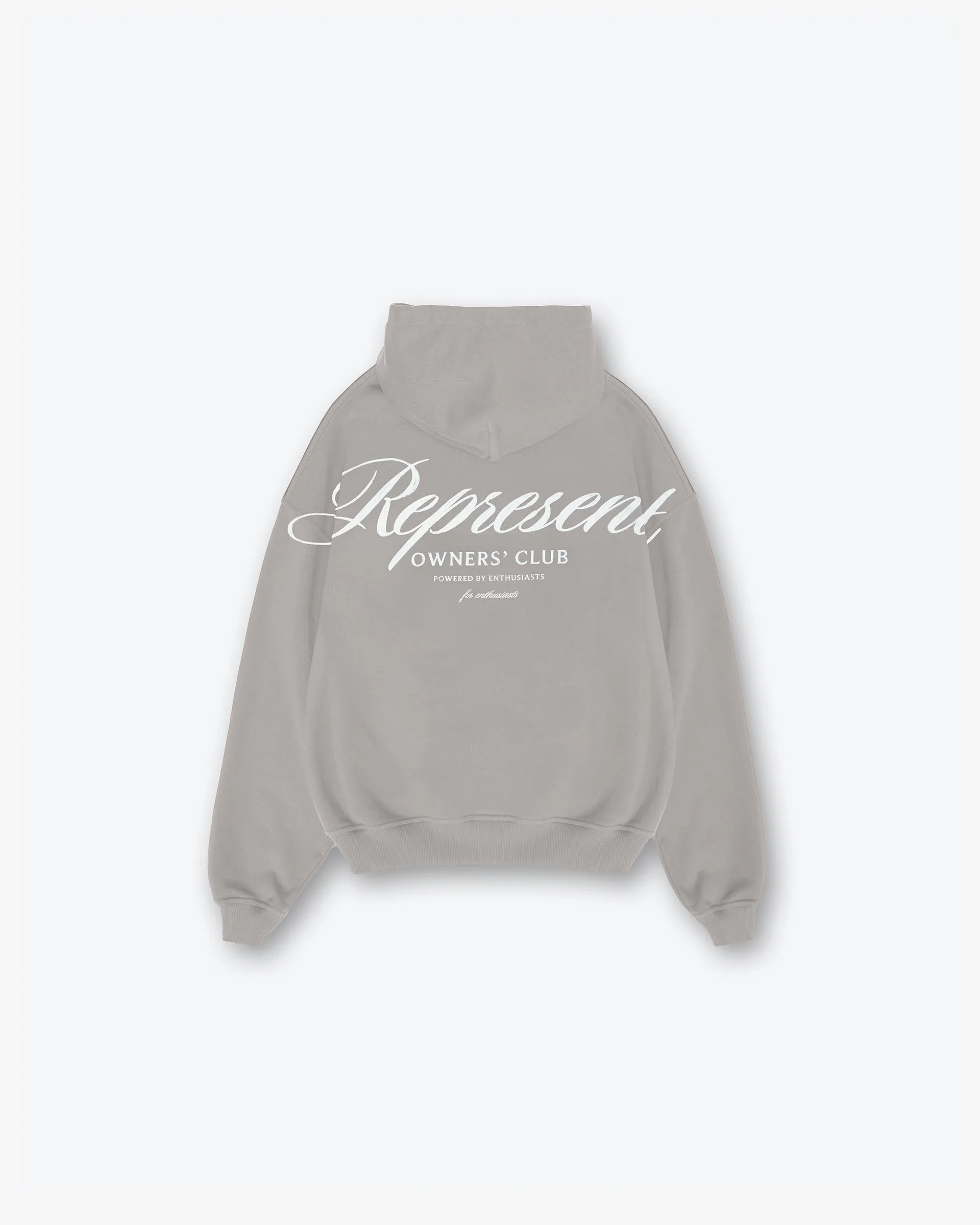 Represent Owners Club Script Hoodie - Slate