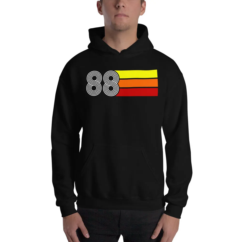 Retro Expo 1988 Men's Women's Unisex Hooded Sweatshirt