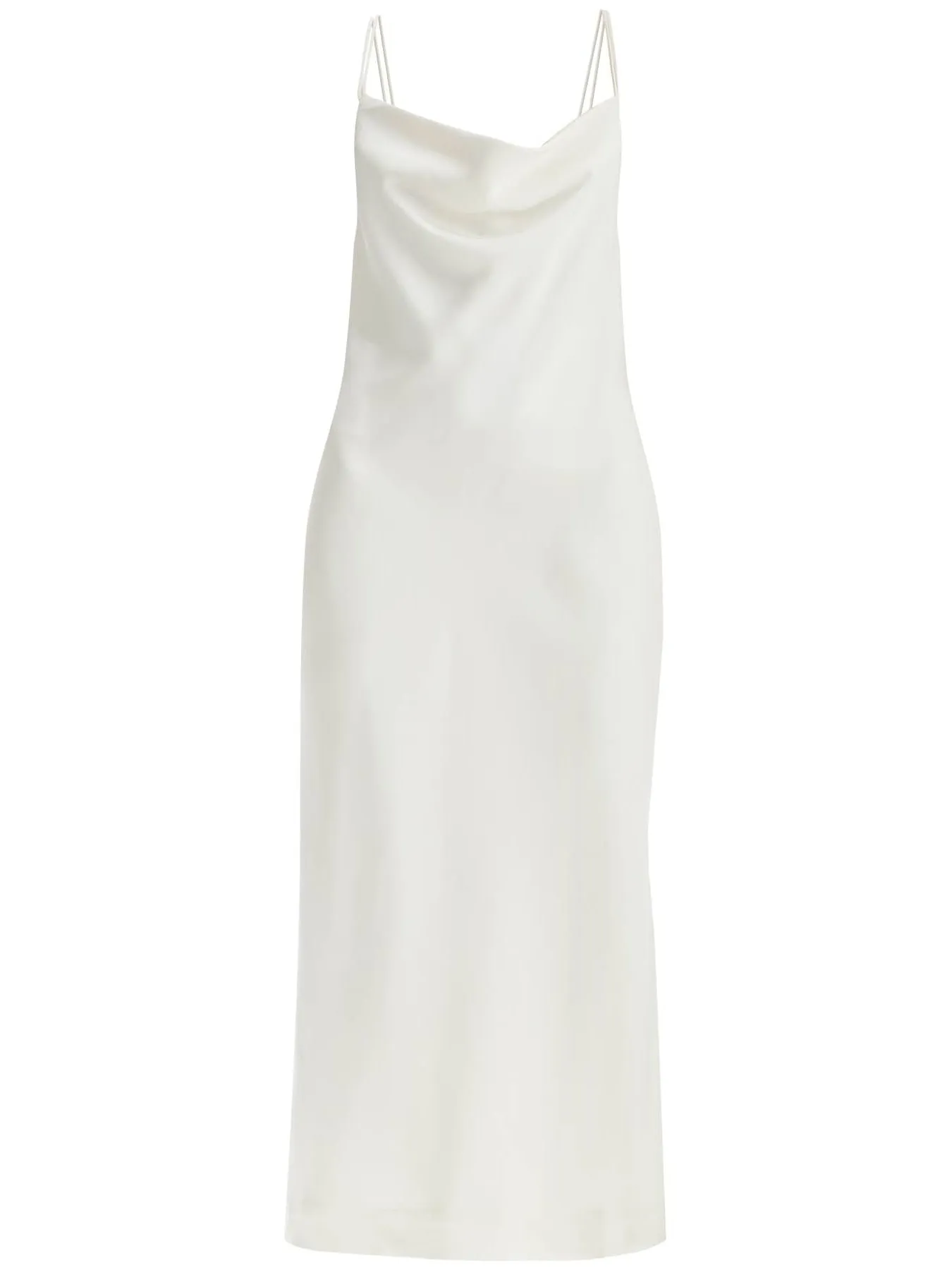 Satin Slip Midi Dress