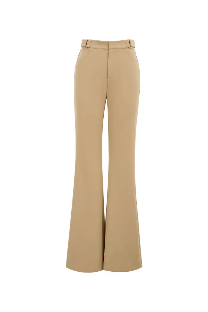 Ski Casual Flared Pants in Four-Way Stretch Fabric