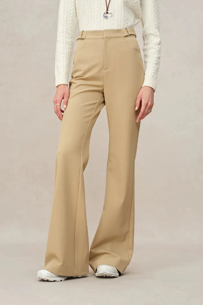 Ski Casual Flared Pants in Four-Way Stretch Fabric