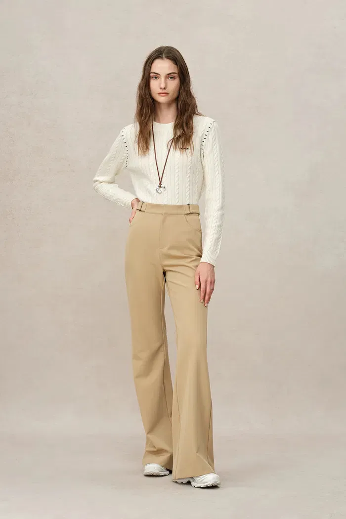 Ski Casual Flared Pants in Four-Way Stretch Fabric