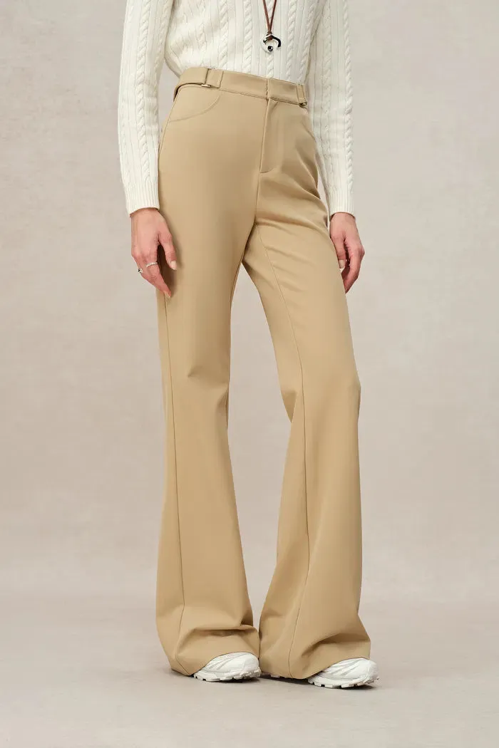 Ski Casual Flared Pants in Four-Way Stretch Fabric