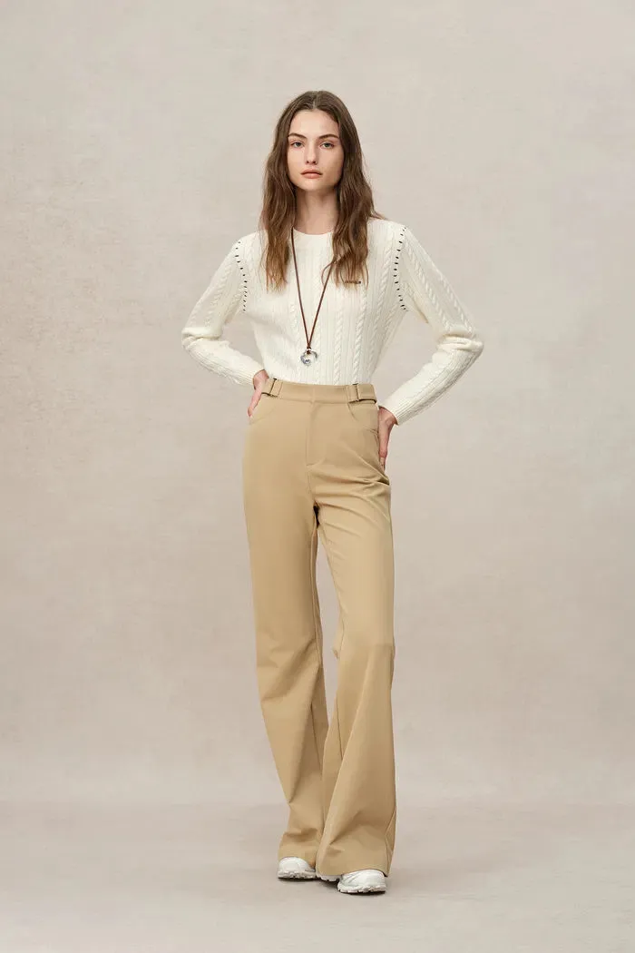 Ski Casual Flared Pants in Four-Way Stretch Fabric