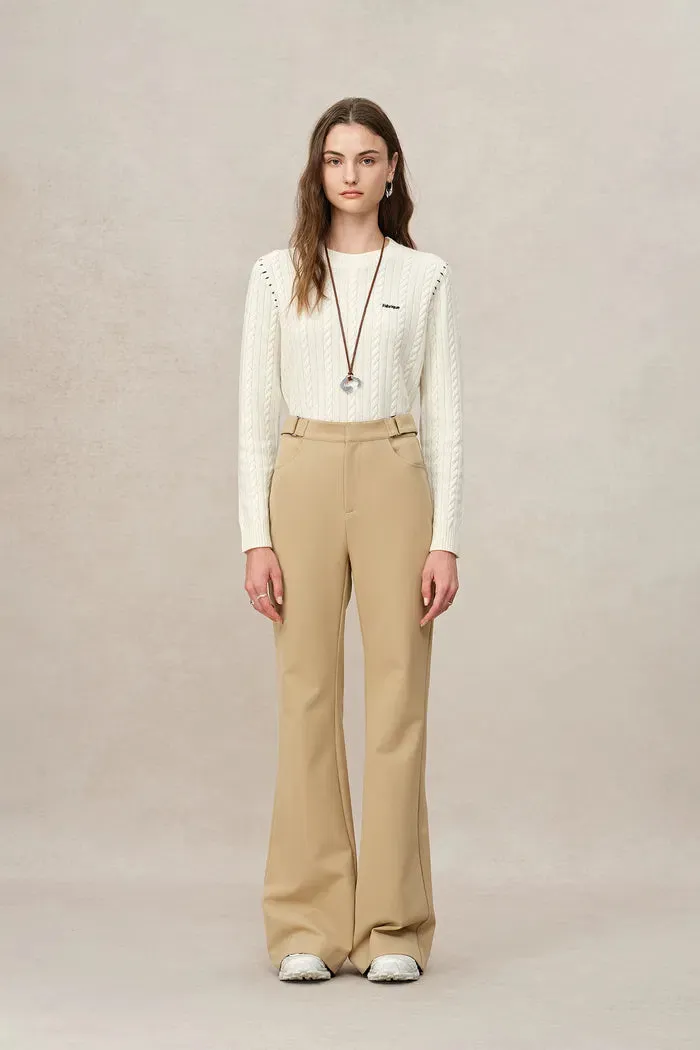 Ski Casual Flared Pants in Four-Way Stretch Fabric