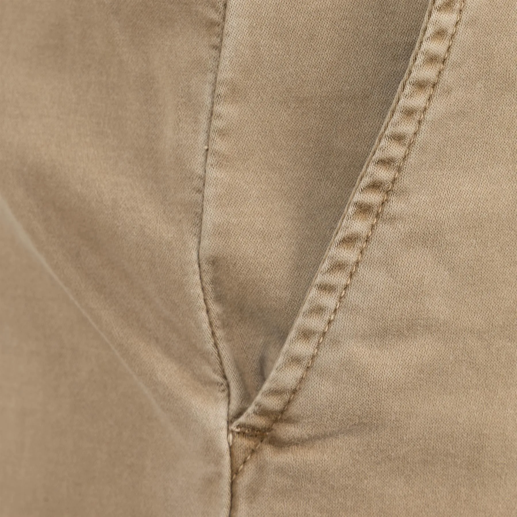 Slim Fit Garment Washed Chino Trousers Travertine - SS24