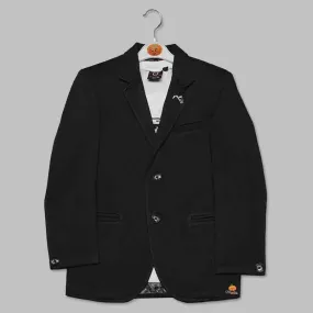 Solid Party Wear Blazer For Boys