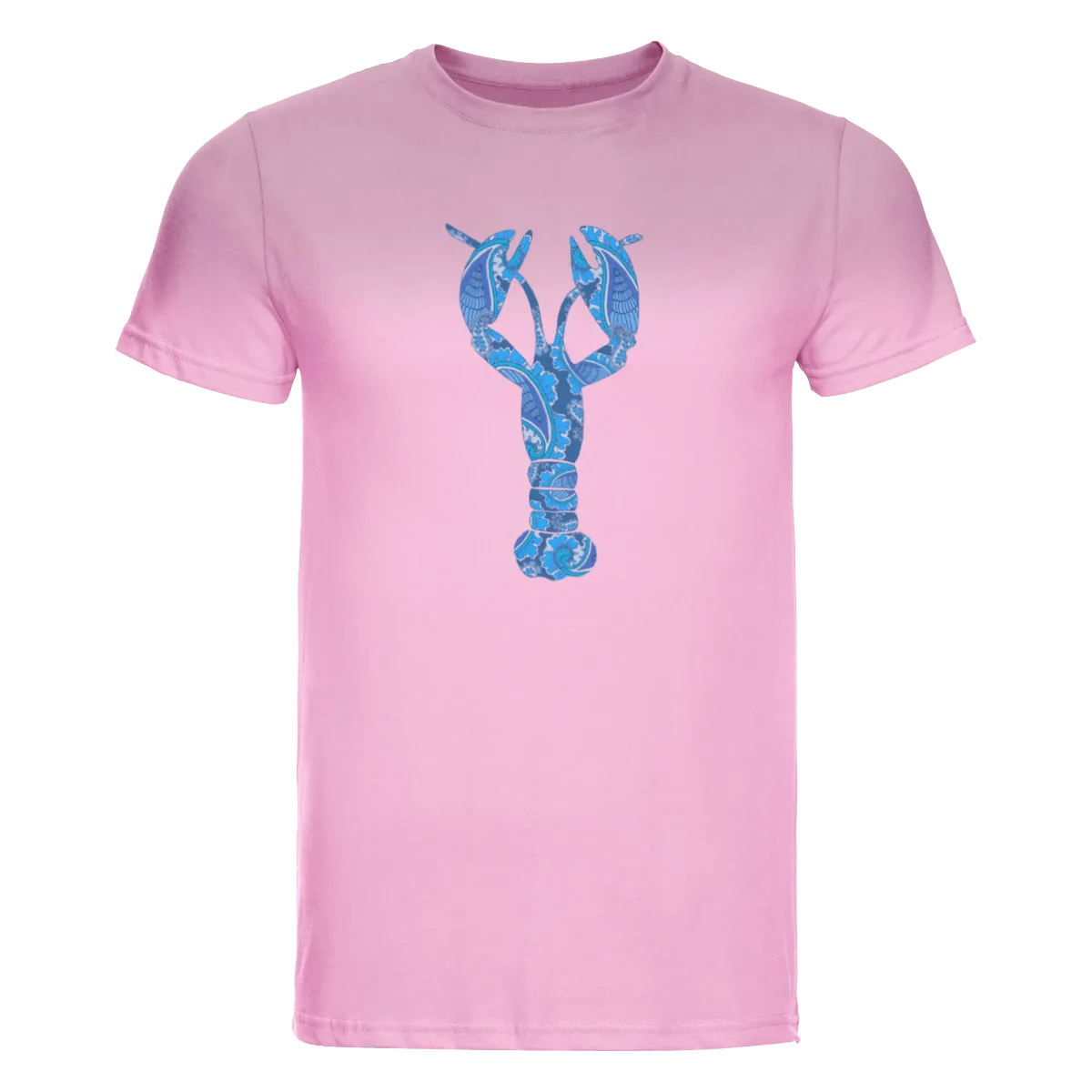 T-Shirt Big Blue Lobster Pink